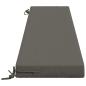 Preview: Bankkissen SOEST 100 % Polyester Grau 170 x 40 x 8 cm