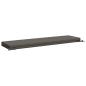 Preview: Bankkissen SOEST 100 % Polyester Grau 150 x 40 x 8 cm