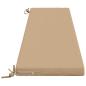 Preview: Bankkissen SOEST 100 % Polyester Sand 200 x 40 x 5 cm