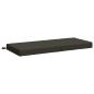 Preview: ARDEBO.de - Bankkissen SOEST 100 % Polyester Anthrazit 120 x 50 x 8 cm
