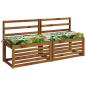 Preview: Bankkissen SOEST 100 % Polyester Mehrfarbig 150 x 40 x 8 cm