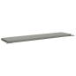 Preview: Bankkissen SOEST 100 % Polyester Grau 200 x 40 x 5 cm