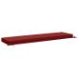 Preview: Bankkissen SOEST 100 % Polyester Weinrot 150 x 40 x 8 cm