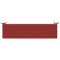 Preview: Bankkissen SOEST 100 % Polyester Weinrot 150 x 40 x 8 cm