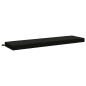 Preview: Bankkissen SOEST 100 % Polyester Schwarz 150 x 40 x 8 cm