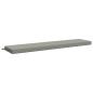 Preview: Bankkissen SOEST 100 % Polyester Grau 180 x 40 x 8 cm