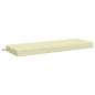 Preview: ARDEBO.de - Bankkissen SOEST 100 % Polyester Creme 120 x 40 x 8 cm