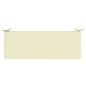 Preview: Bankkissen SOEST 100 % Polyester Creme 120 x 40 x 8 cm