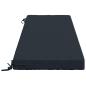 Preview: Bankkissen SOEST 100 % Polyester Dunkelblau 140 x 50 x 8 cm