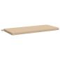 Preview: ARDEBO.de - Bankkissen SOEST 100 % Polyester Creme 120 x 50 x 5 cm