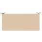 Preview: Bankkissen SOEST 100 % Polyester Creme 120 x 50 x 5 cm