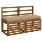 Preview: Bankkissen SOEST 100 % Polyester Sand 110 x 40 x 8 cm
