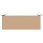 Preview: Bankkissen SOEST 100 % Polyester Sand 110 x 40 x 8 cm