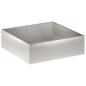 Preview: Garten-Pflanzgefäß Silber 100 x 100 x 30 cm Edelstahl