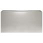 Preview: Garten-Pflanzgefäß Silber 100 x 30 x 50 cm Edelstahl