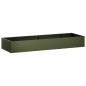 Preview: ARDEBO.de - St?tzmauer 8 stk. 300 x 100 x 40 cm Stahl Olivgr?n