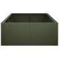 Preview: St?tzmauer 8 stk. 300 x 100 x 40 cm Stahl Olivgr?n