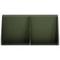 Preview: St?tzmauer 6 stk. 40 x 12 x 30 cm Stahl Olivgr?n