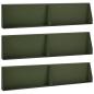 Preview: ARDEBO.de - St?tzmauer 6 stk. 100 x 12 x 50 cm Stahl Olivgr?n