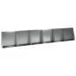 Preview: St?tzmauer 6 stk. 40 x 12 x 30 cm Verzinkter Stahl Silber