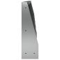 Preview: St?tzmauer 6 stk. 40 x 12 x 30 cm Verzinkter Stahl Silber