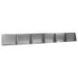 Preview: St?tzmauer 6 stk. 60 x 12 x 30 cm Verzinkter Stahl Silber