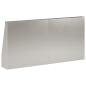 Preview: Stützmauer 2 stk. 40 x 12 x 30 cm Edelstahl Silber