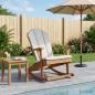 Preview: ARDEBO.de - Garten Adirondack Schaukelstuhl Natur Massivholz Teak