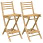 Preview: Outdoor Bar Tisch und Hocker 3 stk. Natur Bambus