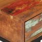 Preview: Beistelltisch U-Form 45x30x61 cm Recyceltes Massivholz