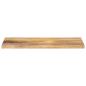 Preview: Tischplatte 80x30x2,5 cm Rechteckig Massivholz Mango