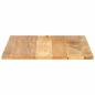 Preview: Tischplatte 70x70x2,5 cm Quadratisch Massivholz Mango
