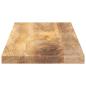 Preview: Tischplatte 70x20x3,8 cm Rechteckig Massivholz Mango
