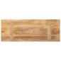 Preview: Tischplatte 70x40x3,8 cm Rechteckig Massivholz Mango