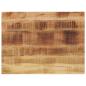 Preview: ARDEBO.de - Tischplatte 70x50x3,8 cm Rechteckig Raues Massivholz Mango