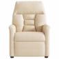 Preview: Massagesessel Elektrisch Beige Mikrofasergewebe