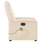 Preview: Massagesessel Elektrisch Beige Mikrofasergewebe
