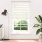 Preview: ARDEBO.de - Doppelrollo Marmorbeige 120x230cm Stoffbreite 115,9 cm Polyester