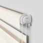 Preview: Doppelrollo Marmorbeige 120x230cm Stoffbreite 115,9 cm Polyester