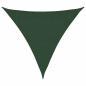 Preview: Sonnensegel 160 g/m² Dunkelgrün 3,6x3,6x3,6 m HDPE
