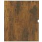 Preview: Waschbeckenschrank Räuchereiche 80x38,5x45 cm Holzwerkstoff