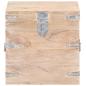 Preview: Truhe 40x40x40 cm Akazie Massivholz