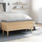 Preview: Sitzbank mit Stauraum Sonoma-Eiche 102x42x46 cm Holzwerkstoff