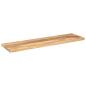 Preview: Tischplatte 100x30x2,5 cm Rechteckig Massivholz Mango