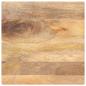 Preview: ARDEBO.de - Tischplatte 40x40x2,5 cm Quadratisch Massivholz Mango
