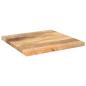 Preview: Tischplatte 40x40x2,5 cm Quadratisch Massivholz Mango
