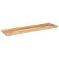 Preview: Tischplatte 100x30x3,8 cm Rechteckig Massivholz Mango