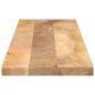 Preview: Tischplatte 100x40x3,8 cm Rechteckig Massivholz Mango