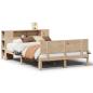 Preview: Massivholzbett mit Regal ohne Matratze 135x190 cm Kiefer