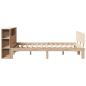 Preview: Massivholzbett mit Regal ohne Matratze 135x190 cm Kiefer